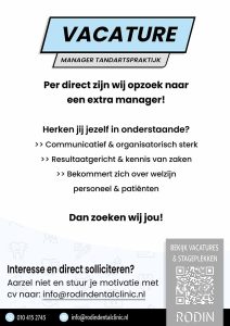 vacature praktijkmanager tandarts rotterdam