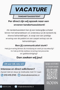 tandartsassistent vacature